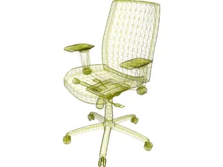Allsteel Chair 2 3D Model preview