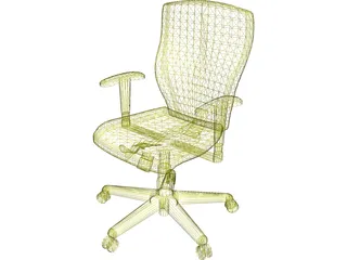 Allsteel Chair 3 3D Model preview