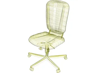 Allsteel Chair 6 3D Model preview
