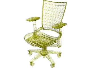 Allsteel Chair 9 3D Model preview