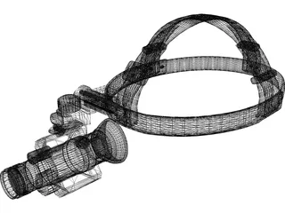 Night Vision Goggles 3D Model preview