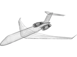 Bombardier Global Express XRS 3D Model preview