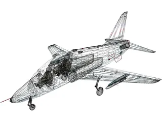 BAE Hawk G-4 Soko 3D Model preview