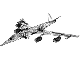 EB-52 Old Dog 3D Model preview