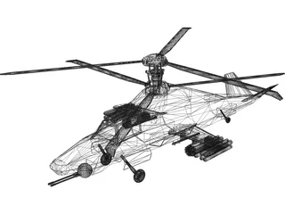 Kamov Ka-58 3D Model preview