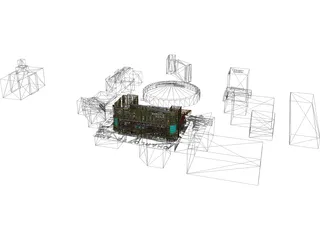 City Center Square 3D Model preview