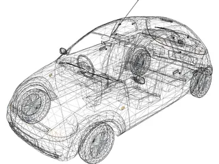 Ford Ka 3D Model preview