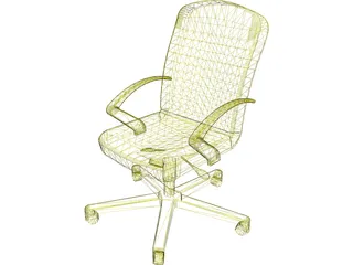Allsteel Chair 10 3D Model preview