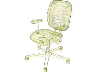 Allsteel Chair 11 3D Model preview