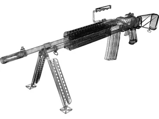 BAR Spec Ops 3D Model preview