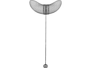 Floor Lamp Noguchi 3D Model preview