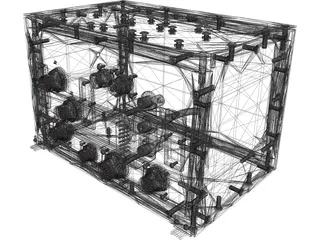Electronic Box 3D Model preview