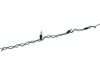 Christmass Lights 3D Model preview