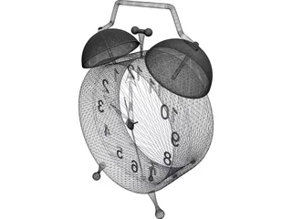 Clock 3D Model preview
