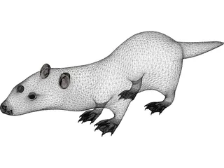 Otter 3D Model preview