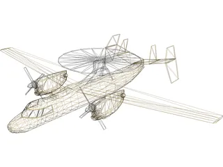 AWACS 3D Model preview