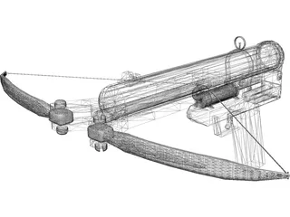 Crossbow Pistol 3D Model preview