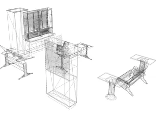 Room Interior 3D Model preview