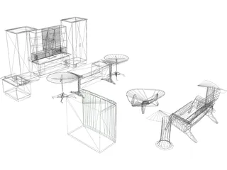 Room Interior 3D Model preview