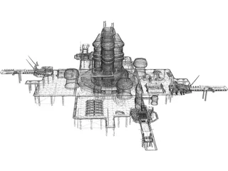 SF Base 3D Model preview