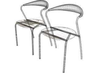Chair Cube 3D Model preview