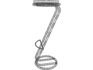 Barstool 3D Model preview