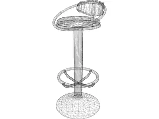 Barstool Dolly 3D Model preview