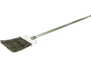 Sweep Broom 3D Model preview