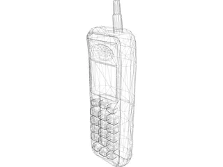 Cordless Phone 3D Model preview