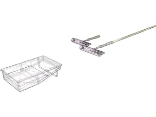 Paint Rollers 3D Model preview