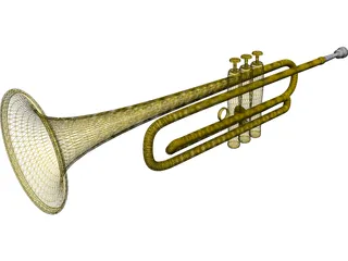 Trumpet 3D Model preview