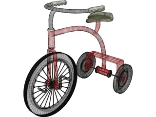 Tricycle 3D Model preview