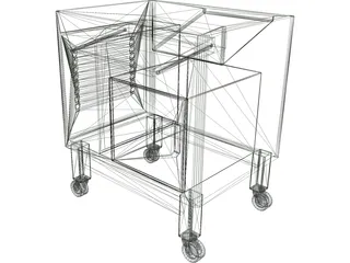 Cart 3D Model preview