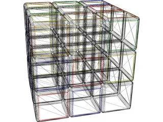 Rubicks Cube 3D Model preview