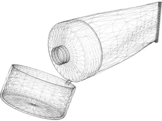 Gel Bottle 3D Model preview