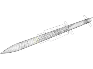 RIM-67 SM-2 Standard Missile 3D Model preview