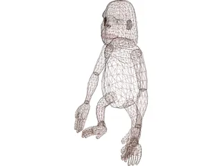 Funny Ape 3D Model preview