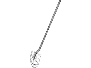Shovel 3D Model preview