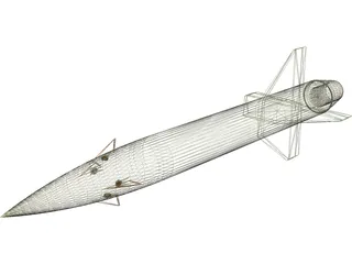 AGM-12 Bullpup Missile 3D Model preview