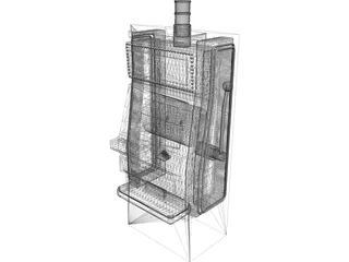 Slot Machine 3D Model preview