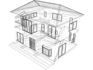 House 3D Model preview