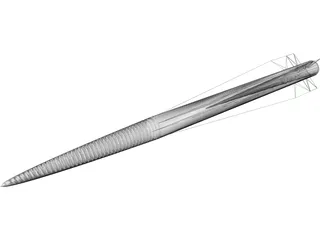 Surface to Air Missile (SAM) 3D Model preview