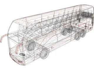 Bus 3D Model preview