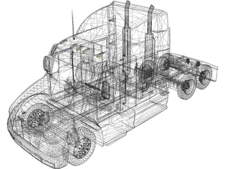 Peterbilt 387 3D Model preview