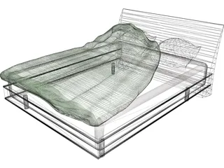 Bed 3D Model preview