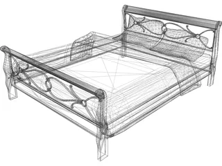 Bed Jean 3D Model preview