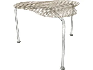 Fellini Table 3D Model preview
