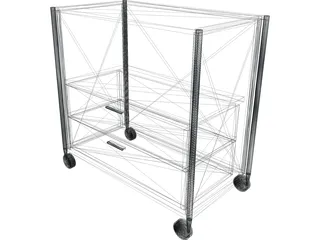 Closet 3D Model preview