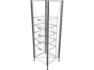 Closet 3D Model preview