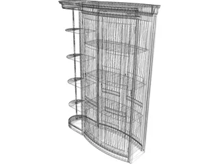 Glass Case 3D Model preview